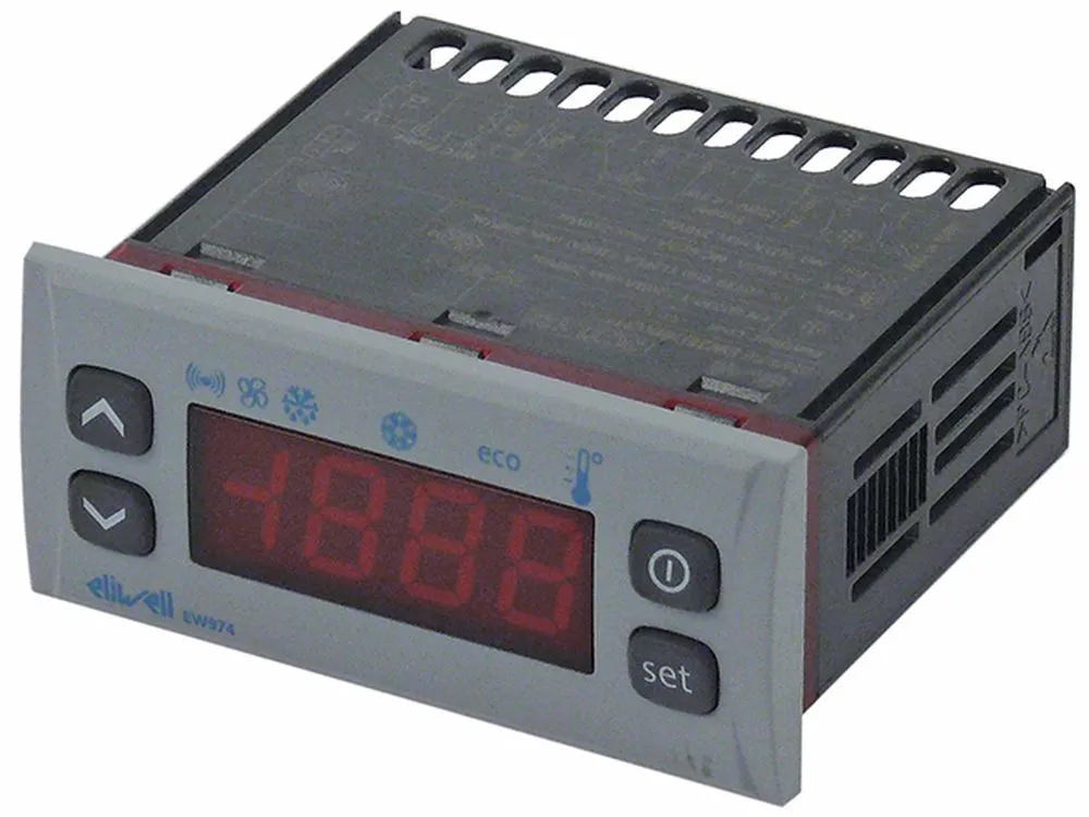 ELIWELL EW974 Elektronikregler für Technoblock Frontmaß 35x76mm DI NTC