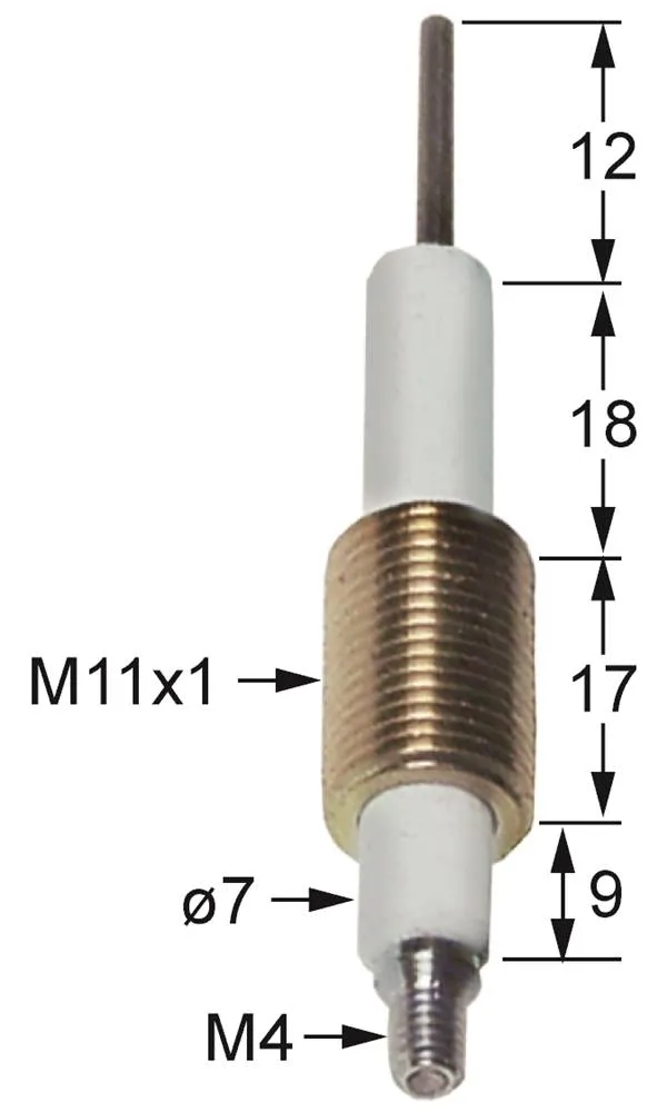 Zündelektrode für Modular 65/110TPFG, 70/110TPFG, Mastro 65110TPFG 7mm
