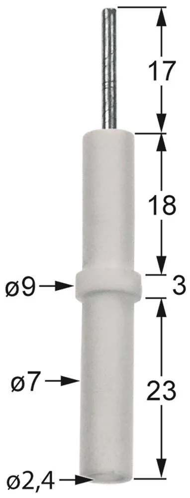 Zündelektrode für Cookmax 131003, 131005, 131004, Olis 94-04CGG1P 7mm