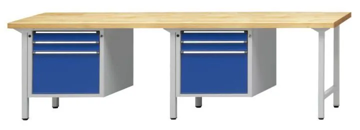 Anke Kombiwerkbank 732V Serie V 2800mm Buche Massiv Platte Art. 411.312