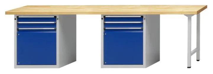 Anke Kombiwerkbank 902V Serie V 2800mm Buche Massiv Platte 411.401