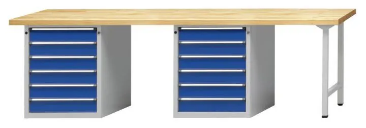 Anke Kombiwerkbank 913V Serie V 2800mm Buche Massiv Platte 411.512