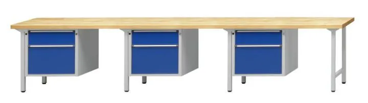 Anke Kombiwerkbank 741V Serie V 4050mm Buche Massiv Platte 411.648