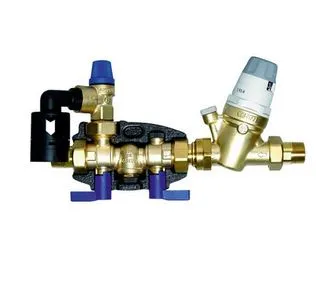 Caleffi SiCal Sicherheitsgruppe mit Druckminderer für WW-Bereiter 3/4" 6 bar DN20 DVGW DE528156