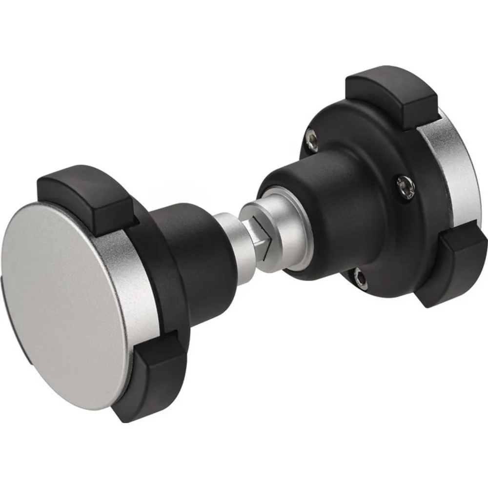 AMF Knopfdrückerpaar 490GN, drehbar Vierkantstift 8 mm, Material Edelstahl