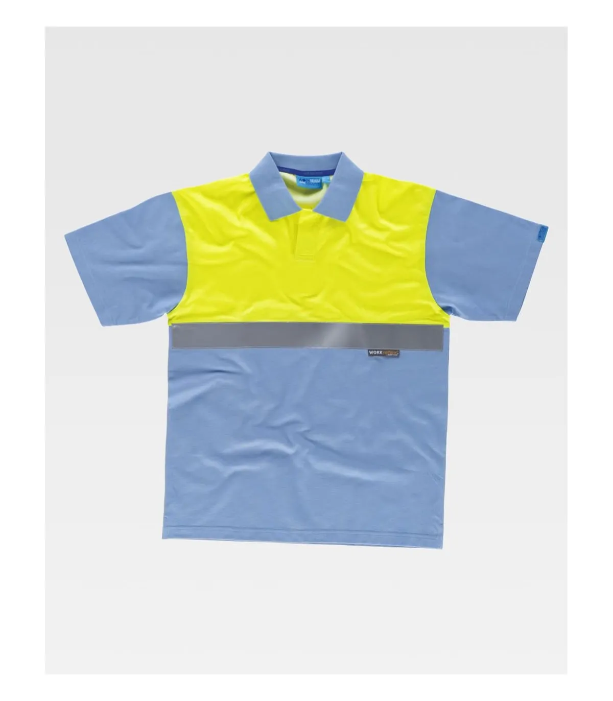 Antibakterielles Baumwoll-Piqué-Poloshirt C3441