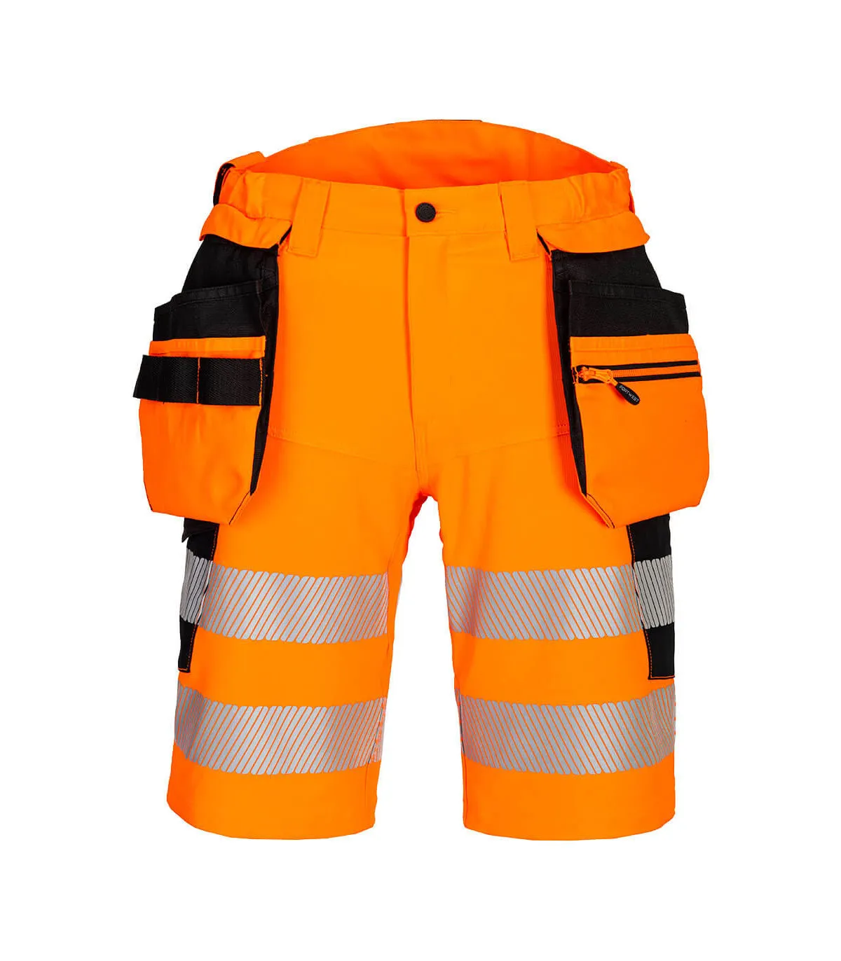 Bermuda DX4 Hohe Sicht Holster mit elastischen Stoff 14 Taschen PORTWEST DX446