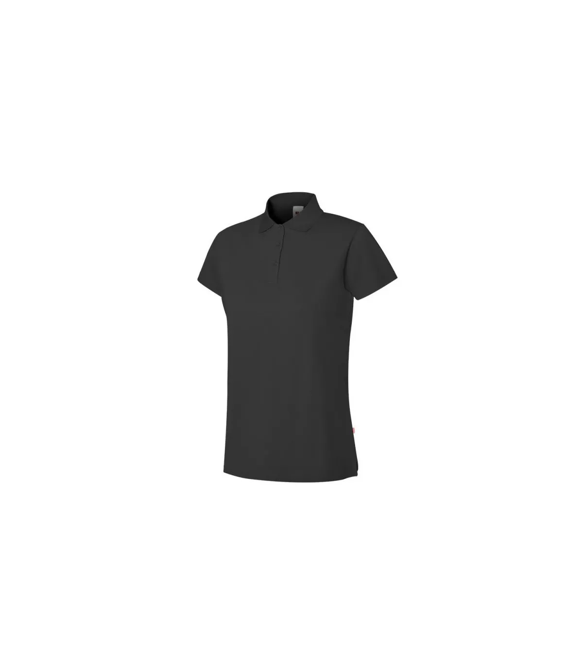 Damen Stretch-Stahl mit Knöpfen und kurzen Ärmeln in mehrfarbigem Piqué-Gewebe VELILLA 105509S