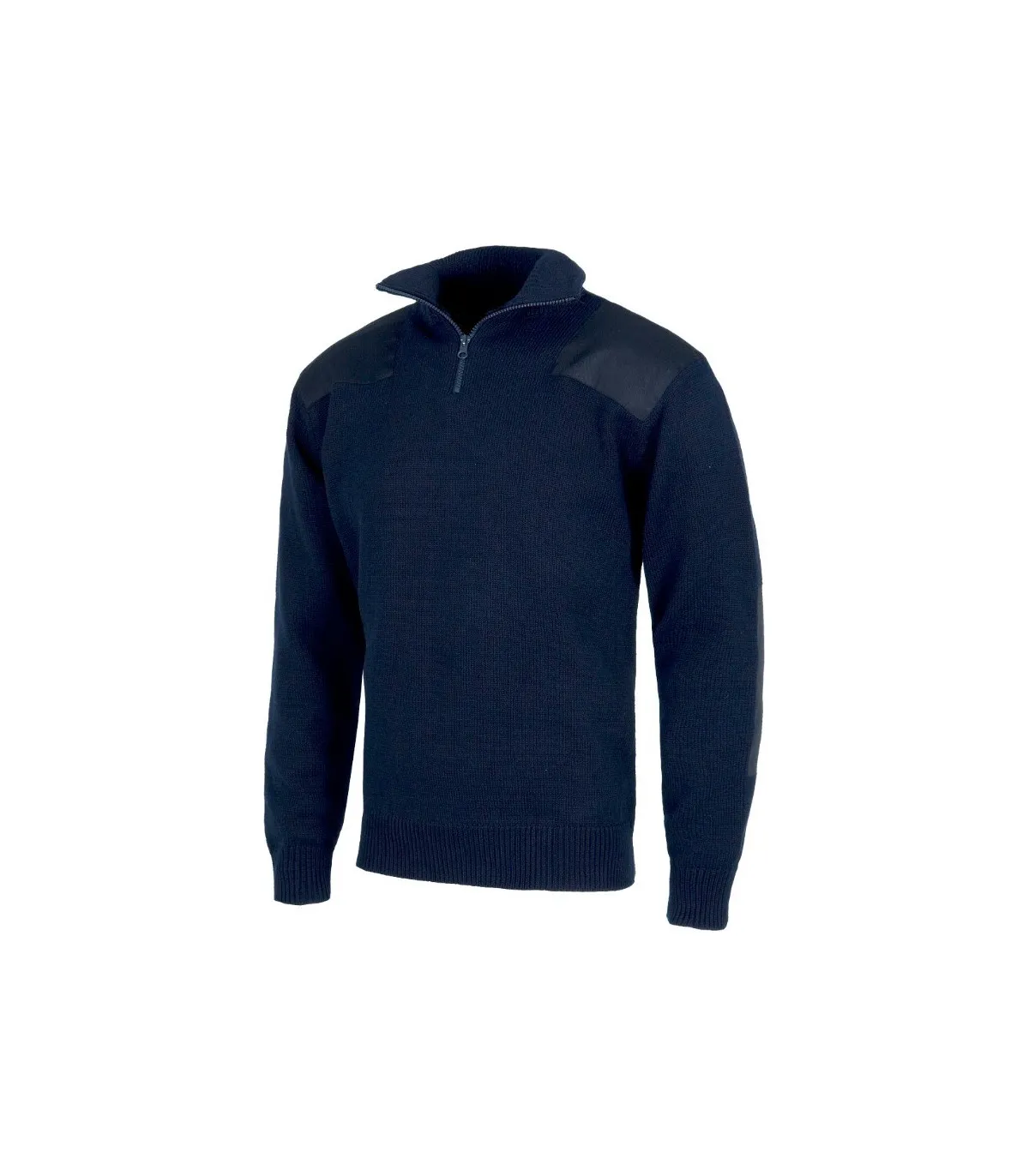 Dick gestrickter Rollkragen-Sportpullover aus Baumwolle WORKTEAM S5502