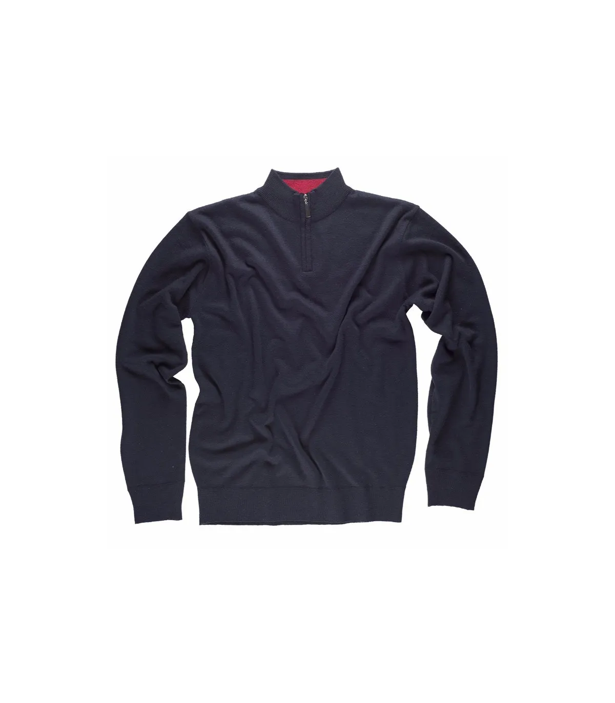 Dienstleistungen Hochhalspullover mit kombinierter Ansicht WORKTEAM S5601