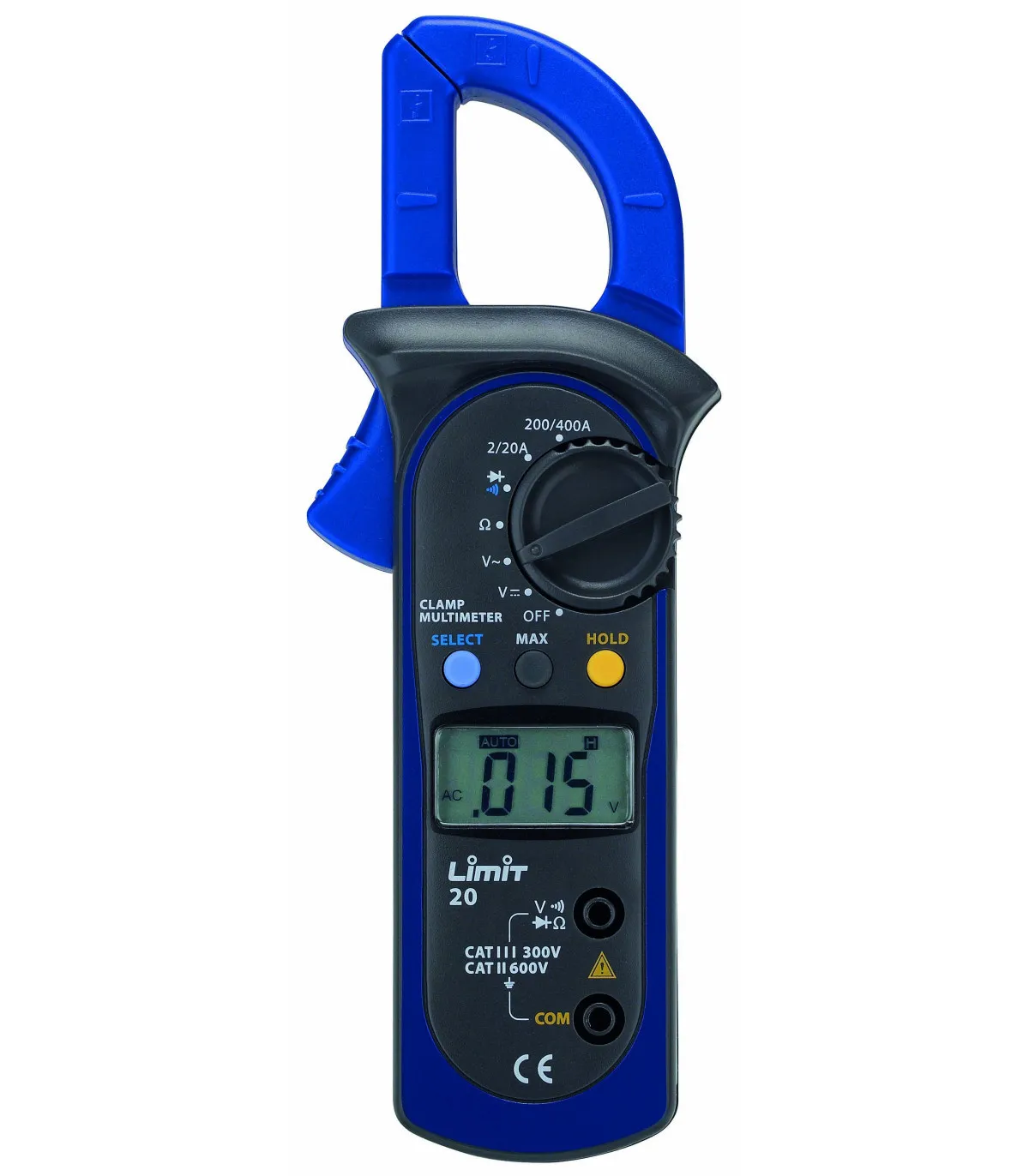 Digitale amperimetrische Klammer mit automatischer Reichweite Limit 20