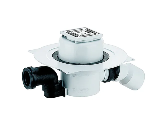 DALLMER Bodenablauf 55 E, DN 50/DN 70, 100 x 100 mm, 551153