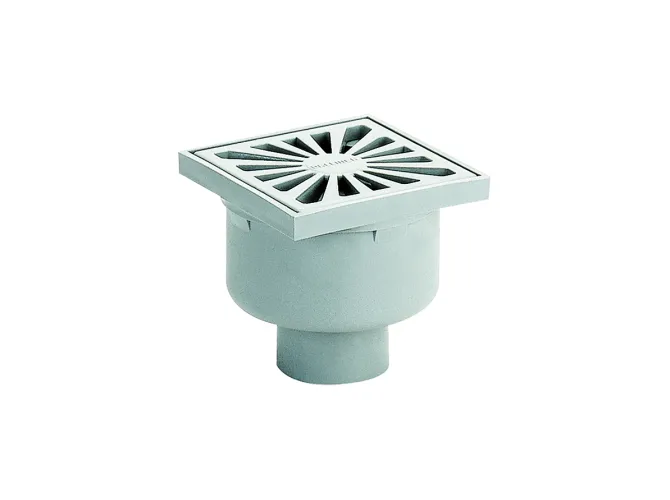 DALLMER Bodenablauf 60, DN 50, 100 x 100 mm, 600509