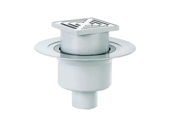 DALLMER Bodenablauf 61 HT/KE, DN 50/DN 70, 150 x 150 mm, 611253