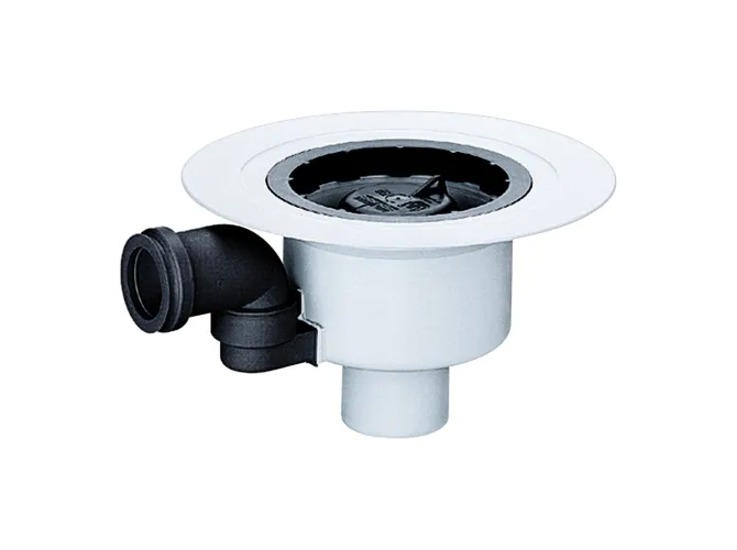 DALLMER Ablaufgehäuse 61/1 HT, Zulauf DN 50, DN 50/DN 70, 611550