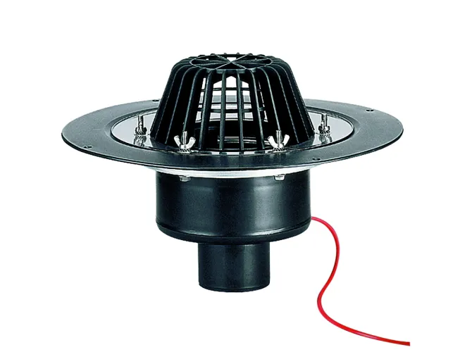 DALLMER Dachablauf 62 H Schraubflansch, beheizt, DN 100, 621160