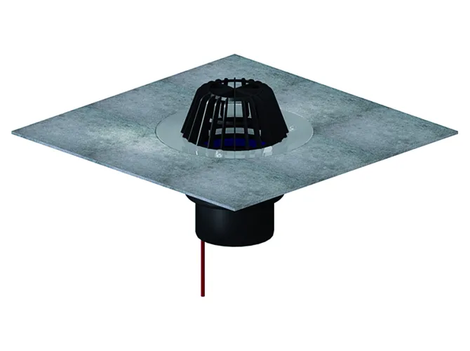 DALLMER Dachablauf 62 H DallBit, beheizt, DN 125, 622181