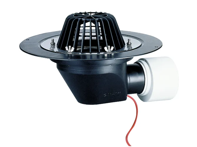 DALLMER Dachablauf 64 H Schraubflansch, beheizt, DN 70/DN 100, 641175