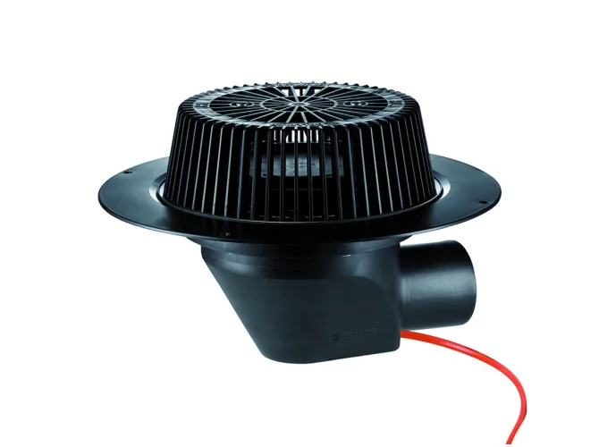 DALLMER Dachablauf SuperDrain 64 H Schraubflansch, beheizt, DN 70, 671493