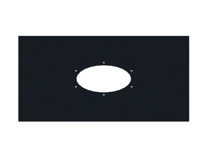 DALLMER Anschluss-Manschette 65, EPDM, 500 x 500 mm, 790224