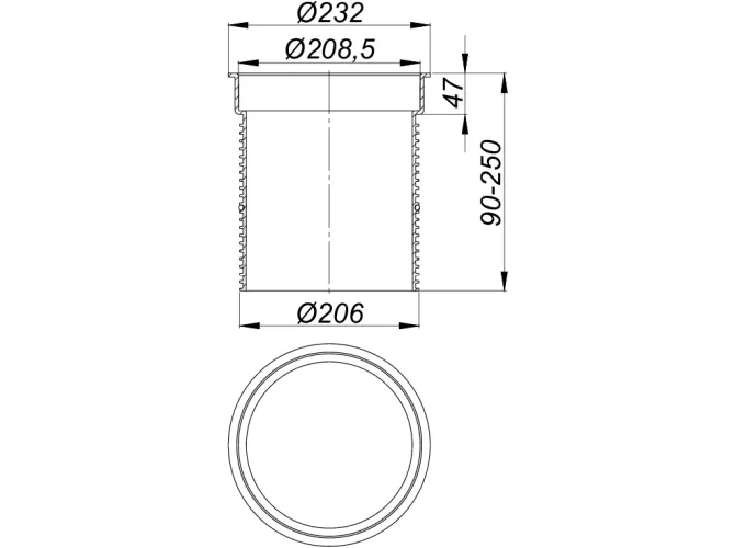 DALLMER Aufsatzverlängerung DallSafe 200, 720238