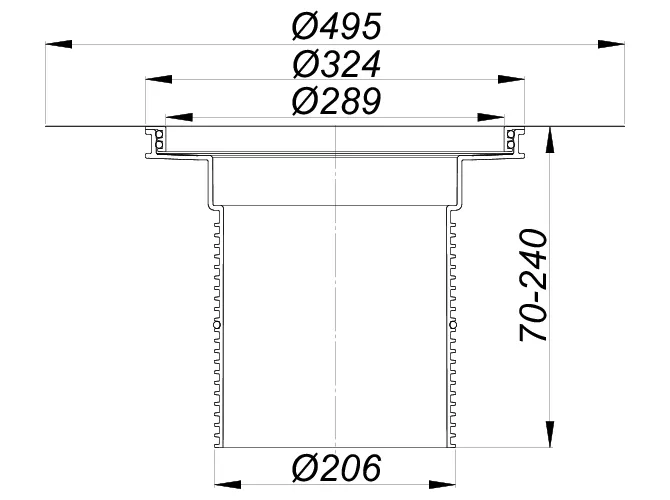 DALLMER Aufstockelement DallSafe 200 , 720245