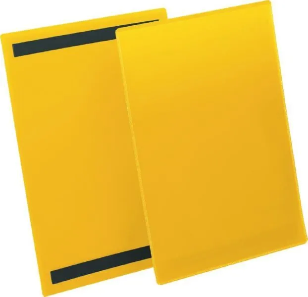 Durable Magnetische Etikettentaschen gelb B x H: 210 x 297 (A4 hoch) mm