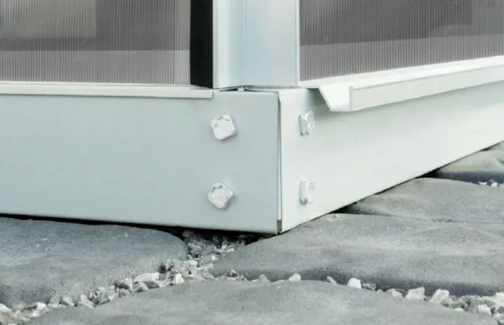 Vitavia Fundament 6500 für Gewächshaus 6 cm alu