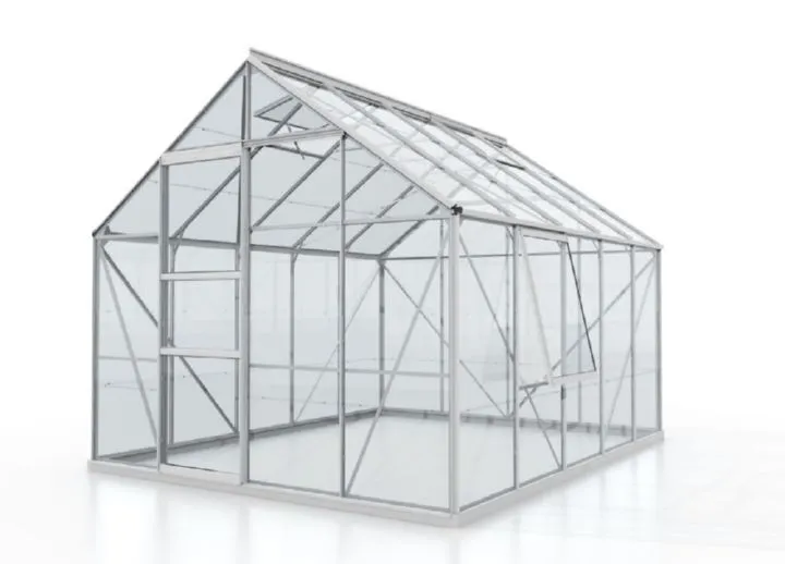 Vitavia Gewächshaus Meridian 1 8300 ESG 3 mm Traufe 1374 mm