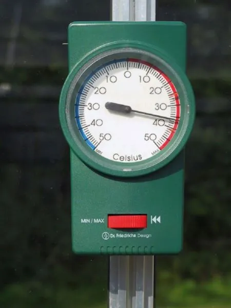 Vitavia Min Max Thermometer für Gewächshaus