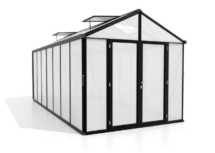 Vitavia Zeus Comfort Gewächshaus 13800 HKP 10 mm schwarz