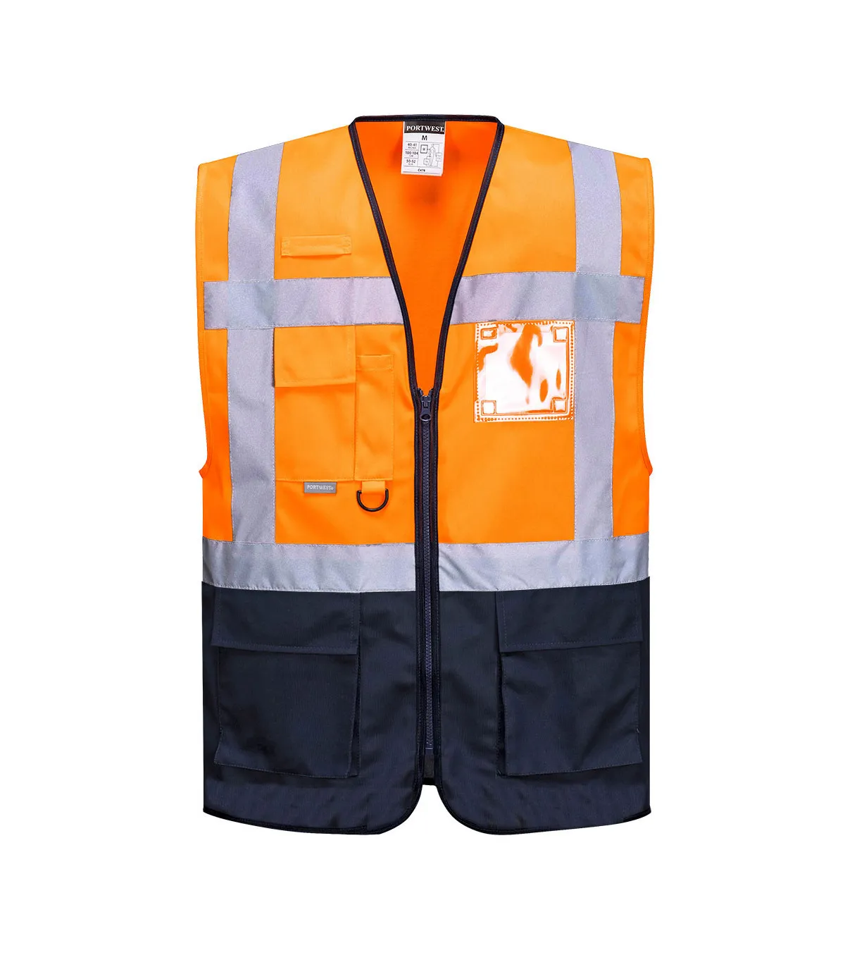 Executive Warschau Bicolor Weste mit Reißverschluss, Multi-Bolzen PORTWEST C476