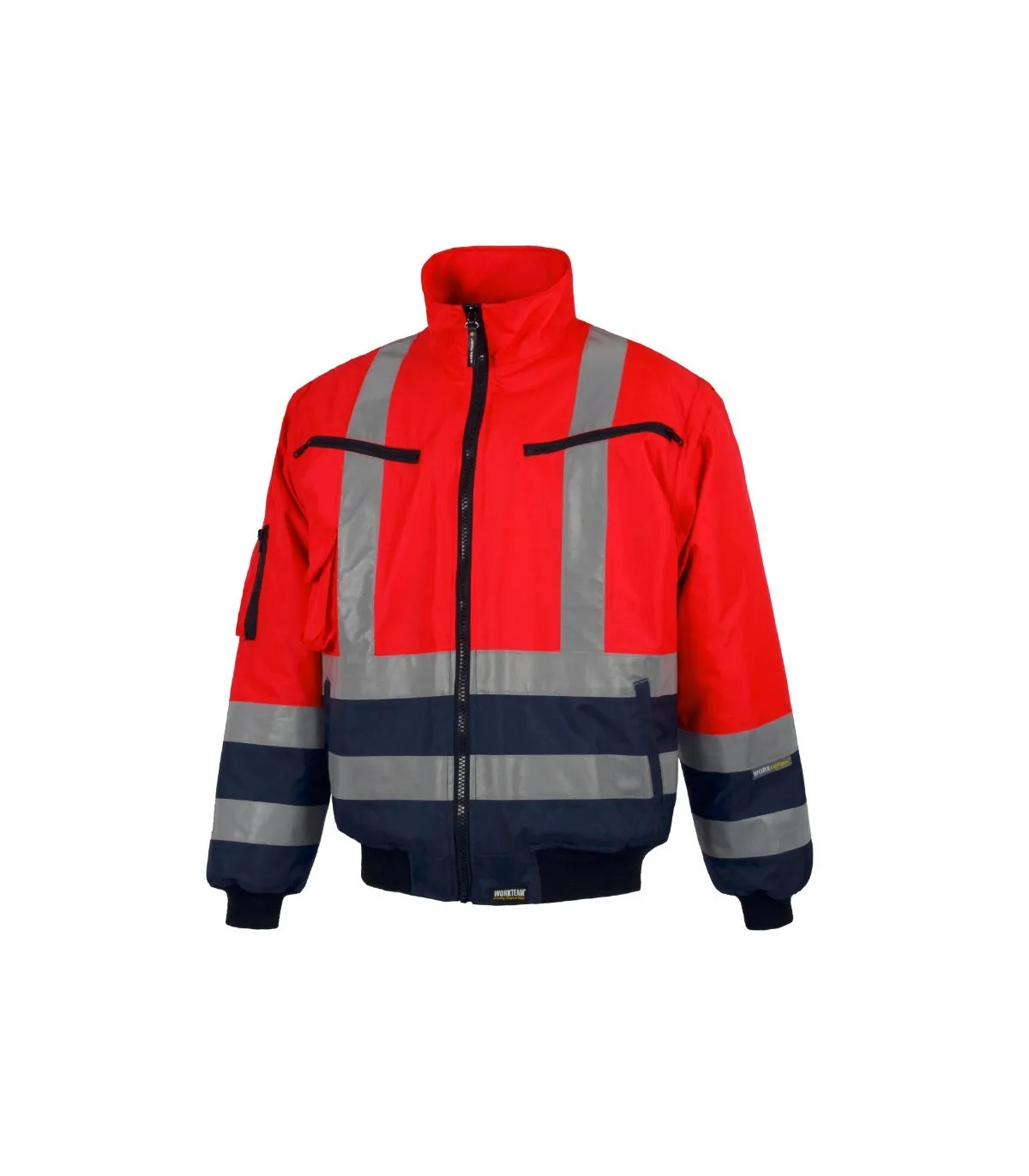 Hohe Sichtbarkeit WorkTEAM C3737 Wasserdichte und gepolsterte Pilot Parka