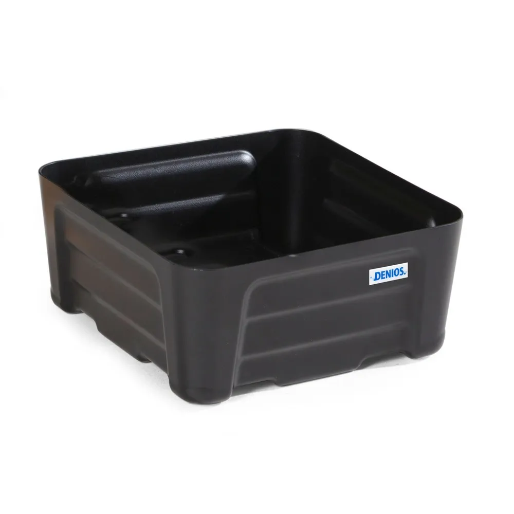 Denios Kleingebinde-Auffangwanne aus PE pro-line, Auffangvolumen 20 l, ohne Gitterrost