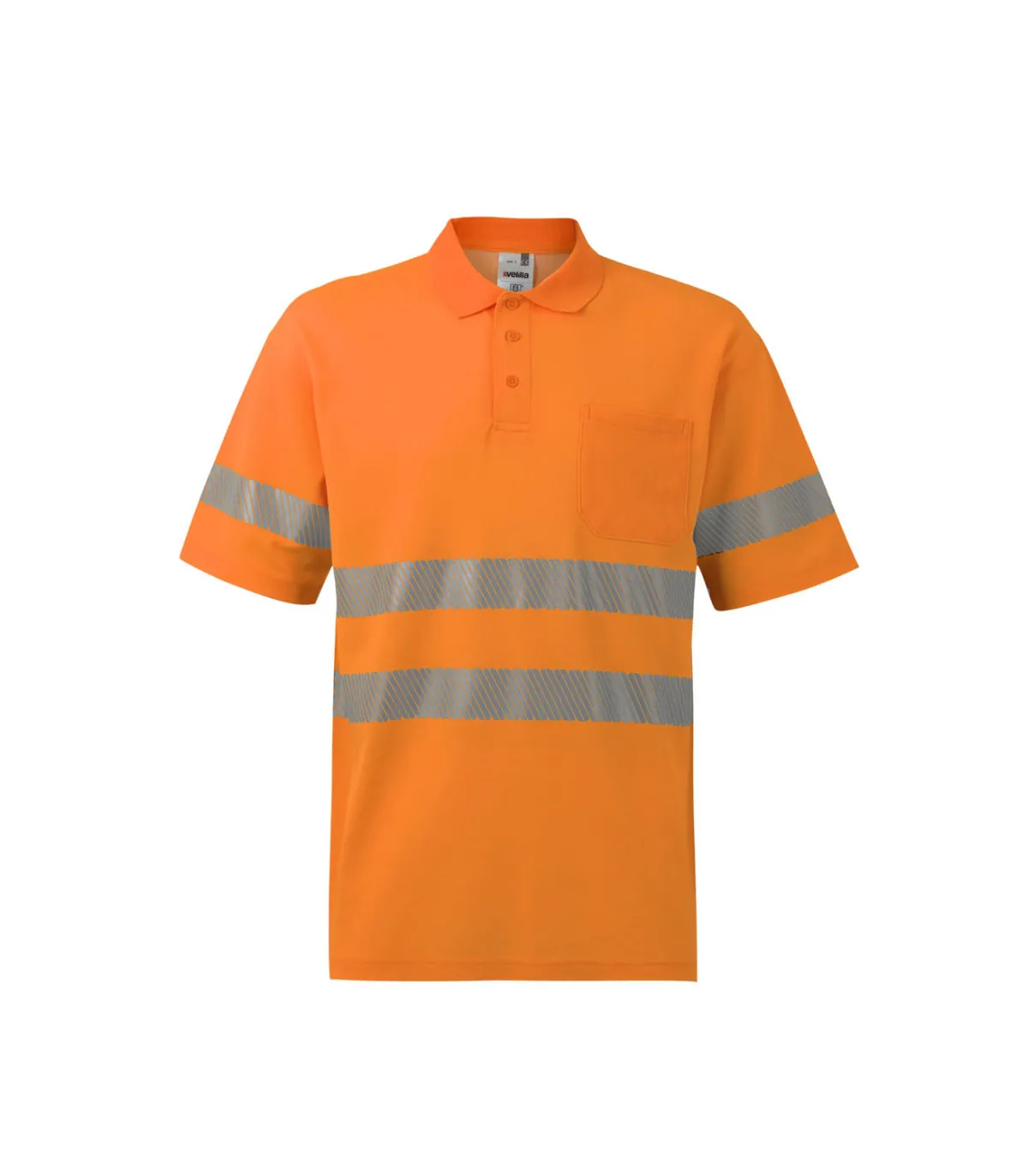 Kurzarm-Baumwollefluorid Reflatex RS mit reflektierenden Bändern Serie 305522 VELILLA