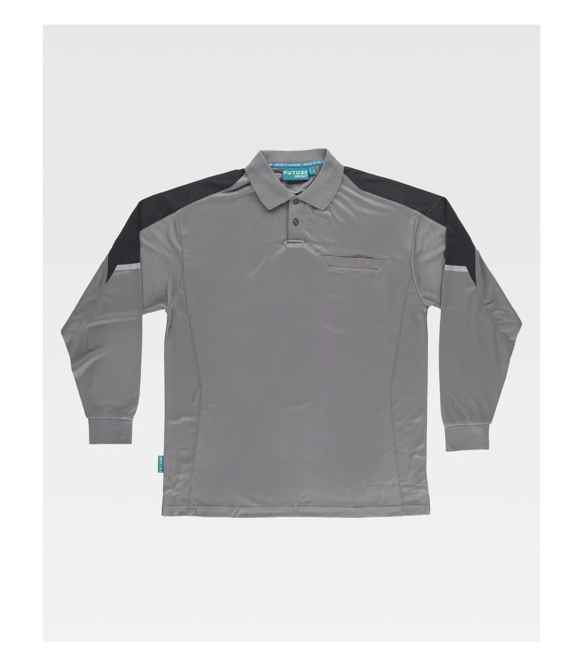 Langarmer kombinierter Pol mit reflektierenden Details WF2852