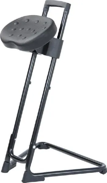 Lotz ESD-Stehhilfe schwarz Sitzhöhenverstellung 600 – 850 mm