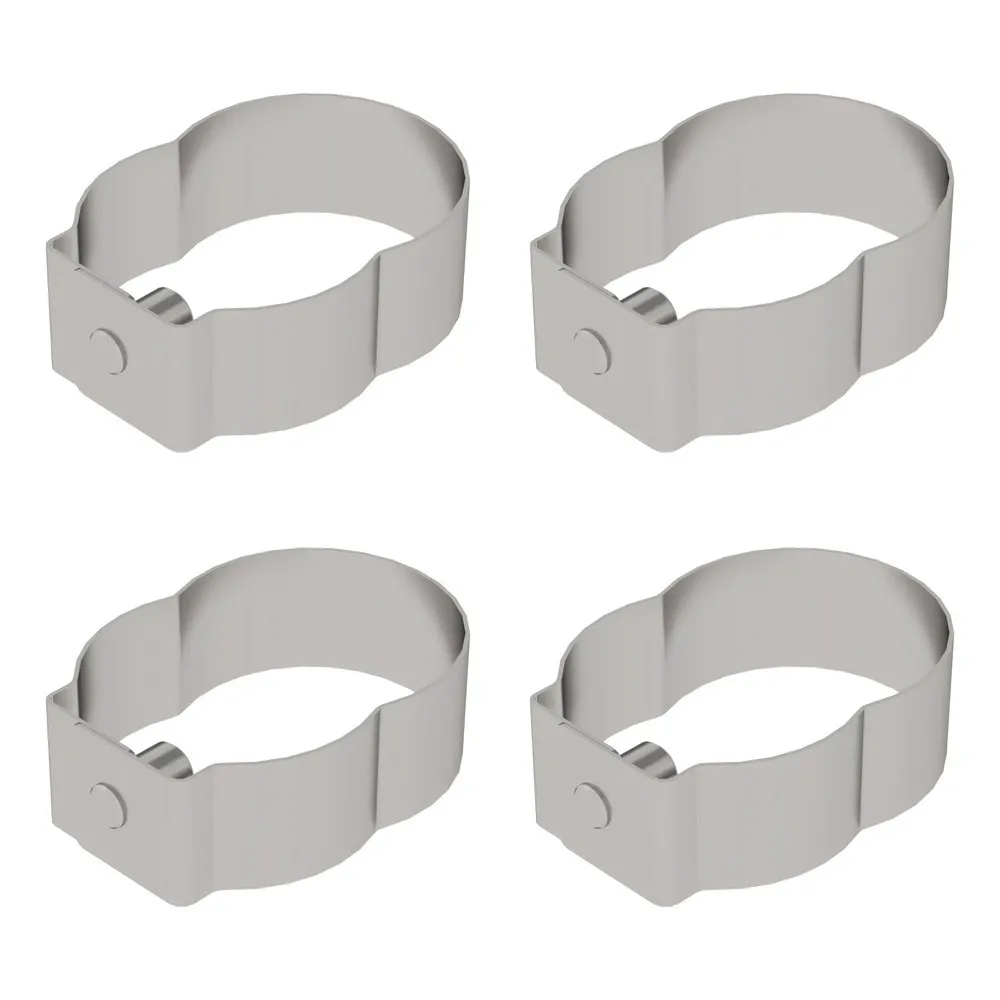 Munk Federclip für Rollgerüst mit kurzen Bolzen, geschlossen