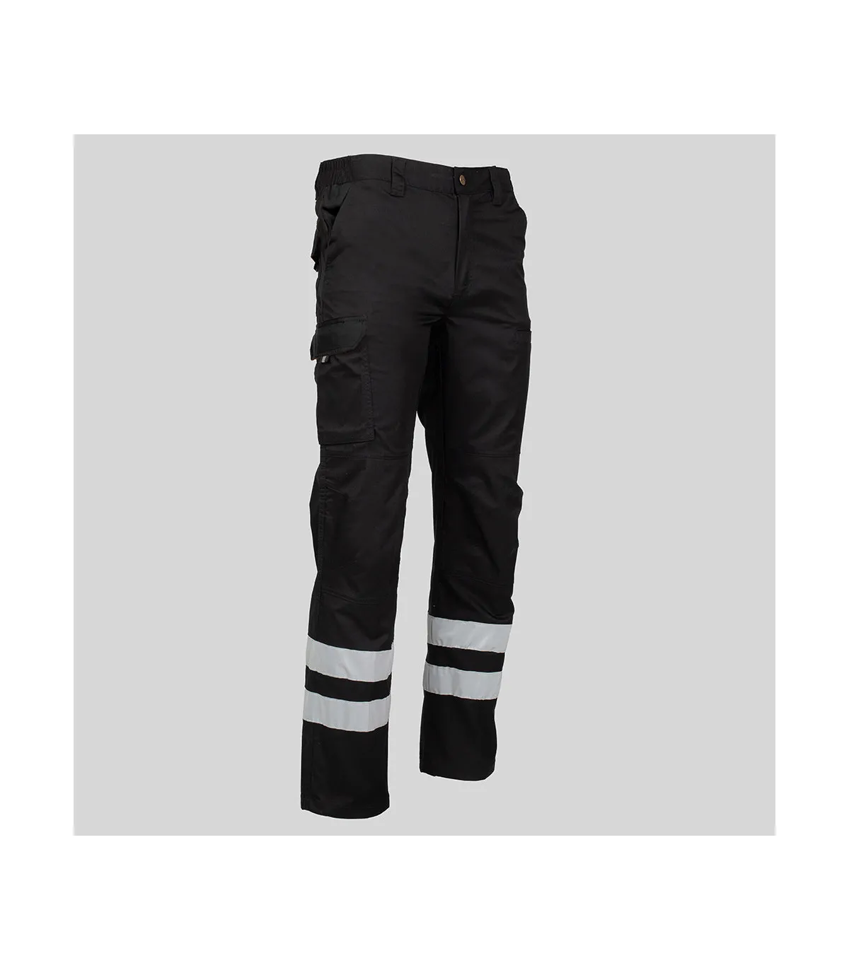 Pantalon unisex multibolsillos elastico arce 2 bandas reflectantes 7502BR GARY´S