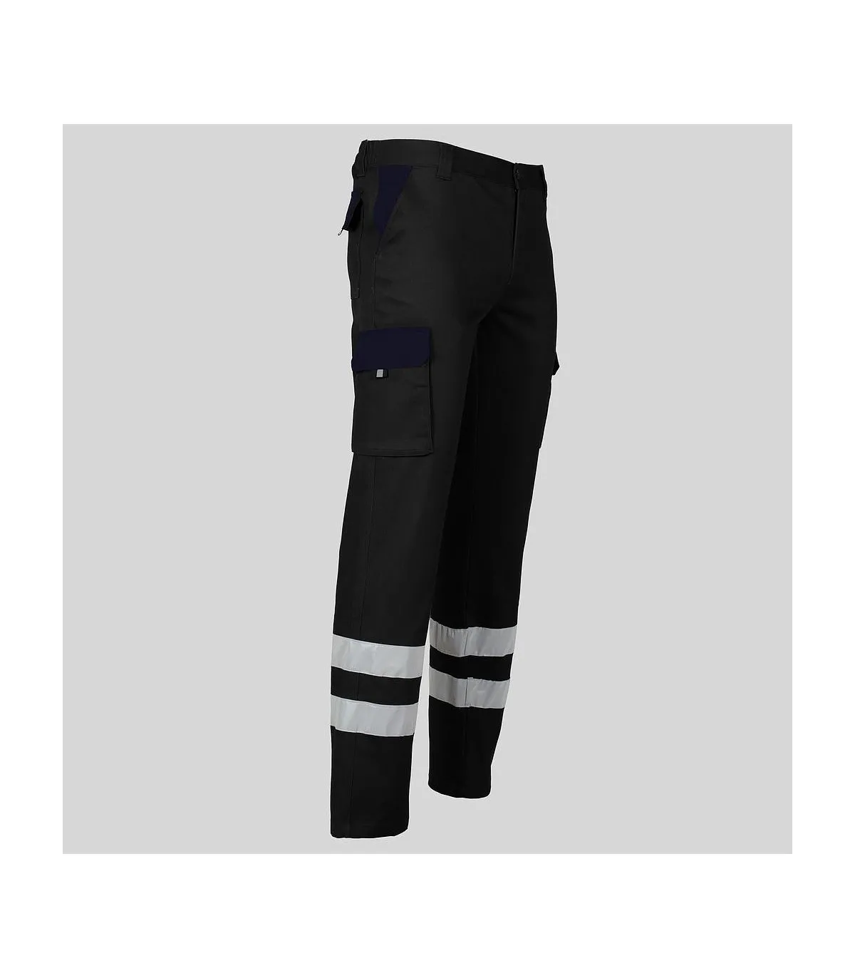 Pantalon unisex multibolsillos elastico gamo combi + 2 bandas reflect. 7501CB GARY´S