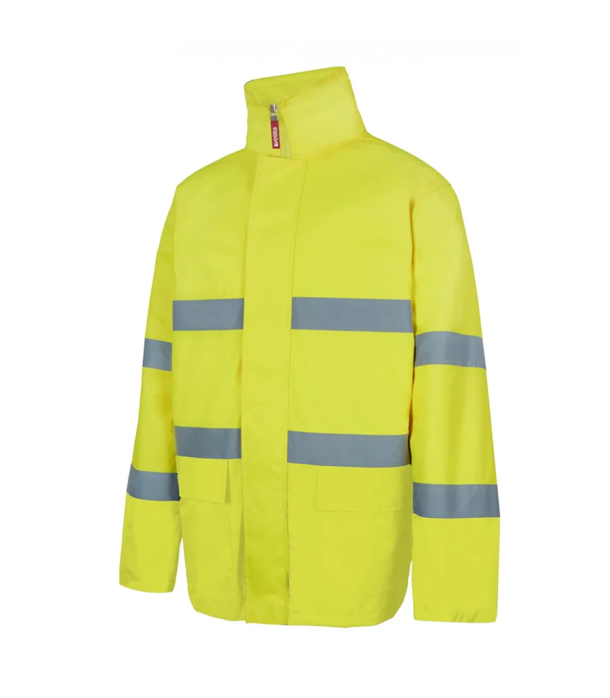 Parka High Sichtbarkeit Fluorid mit Kapuze gegen den Regen Velilla 306004