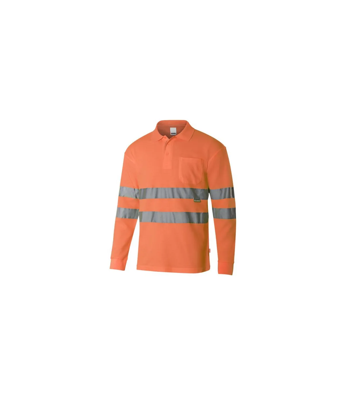 Polo mit langen Ärmeln und hohen Sichtbändern für industrielle Arbeiten VELILLA 305514
