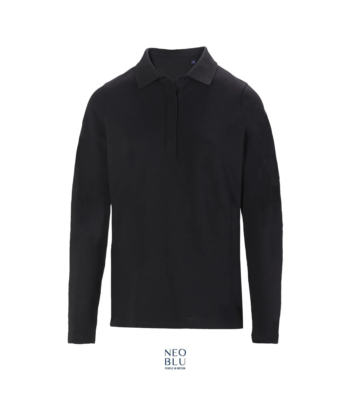 Polo Mujer Manga Larga Con Tapeta Oculta NEOBLU OWEN LSL WOMEN