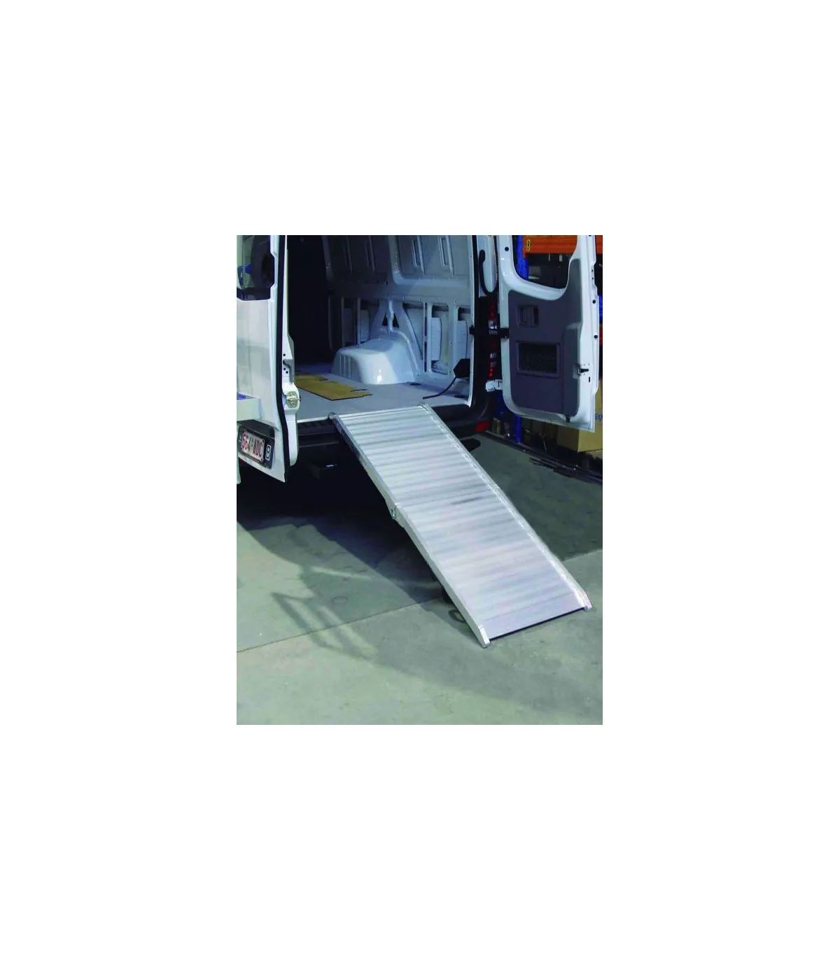 Set von 2 geraden Aluminiumlastrampen 1000 kg | Metalworks