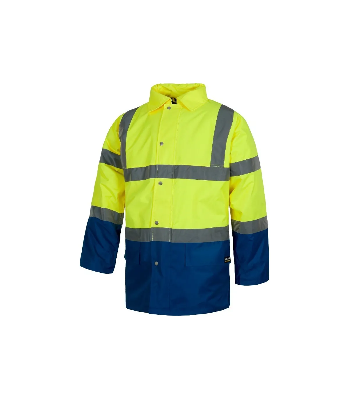 Wasserdichte Parka mit hoher Sicht Ojal Seitentaschen WORKTEAM C3711