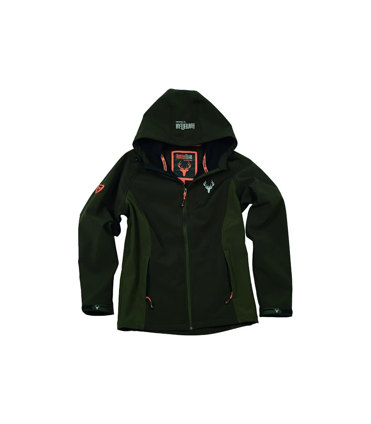 Workshell-Jacke mit Sport WORKTEAM S8610 Reißverschluss (Jagdfarben)