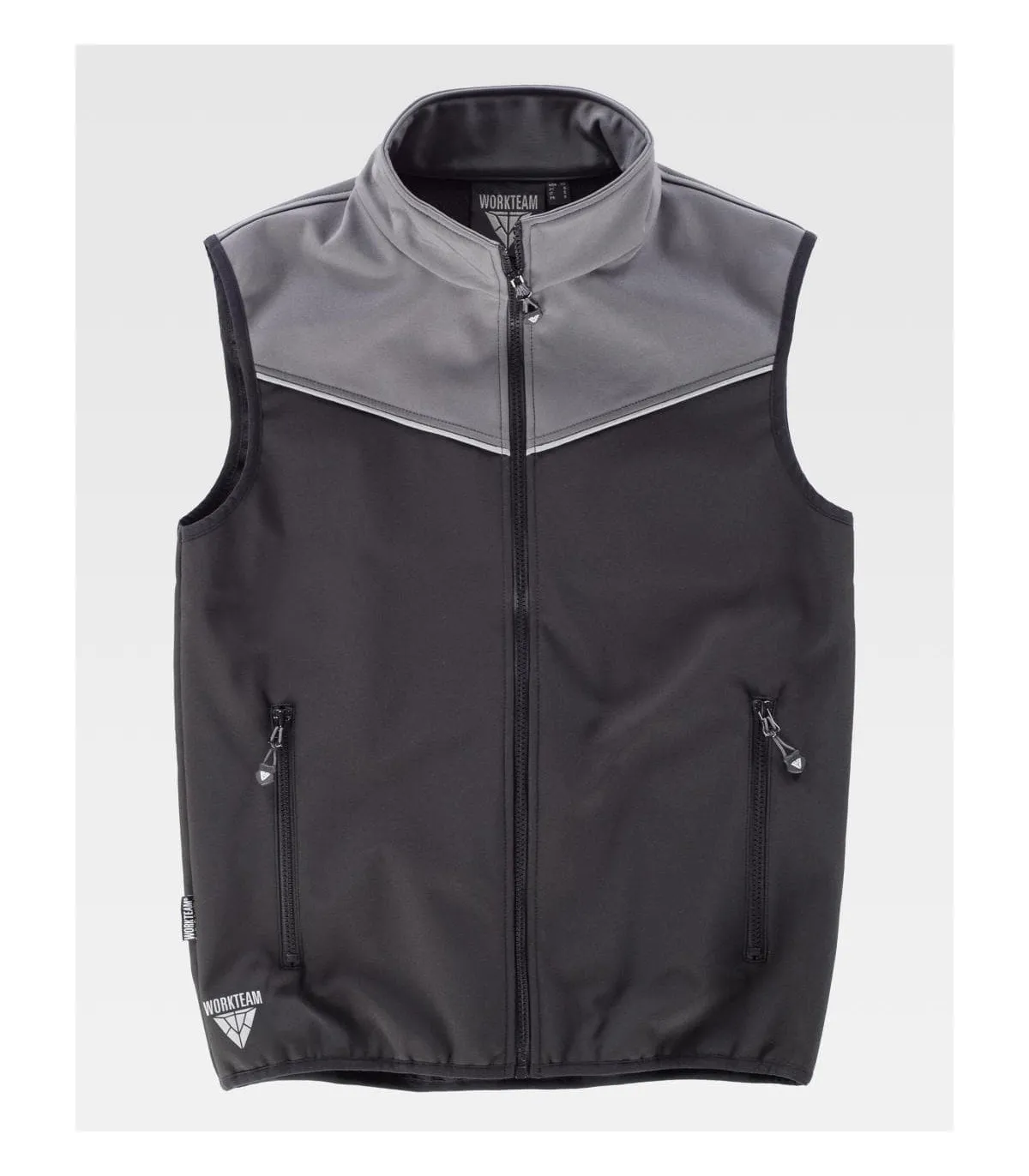 Workshell-Weste mit Caneus-Tissue-Arbeitschmerzen Workteam S9316 Sport