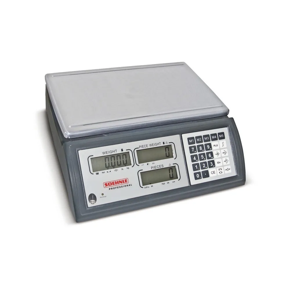 Zählwaage SOEHNLE, BxT 360 x 240 mm, Wägebereich max. 15 kg