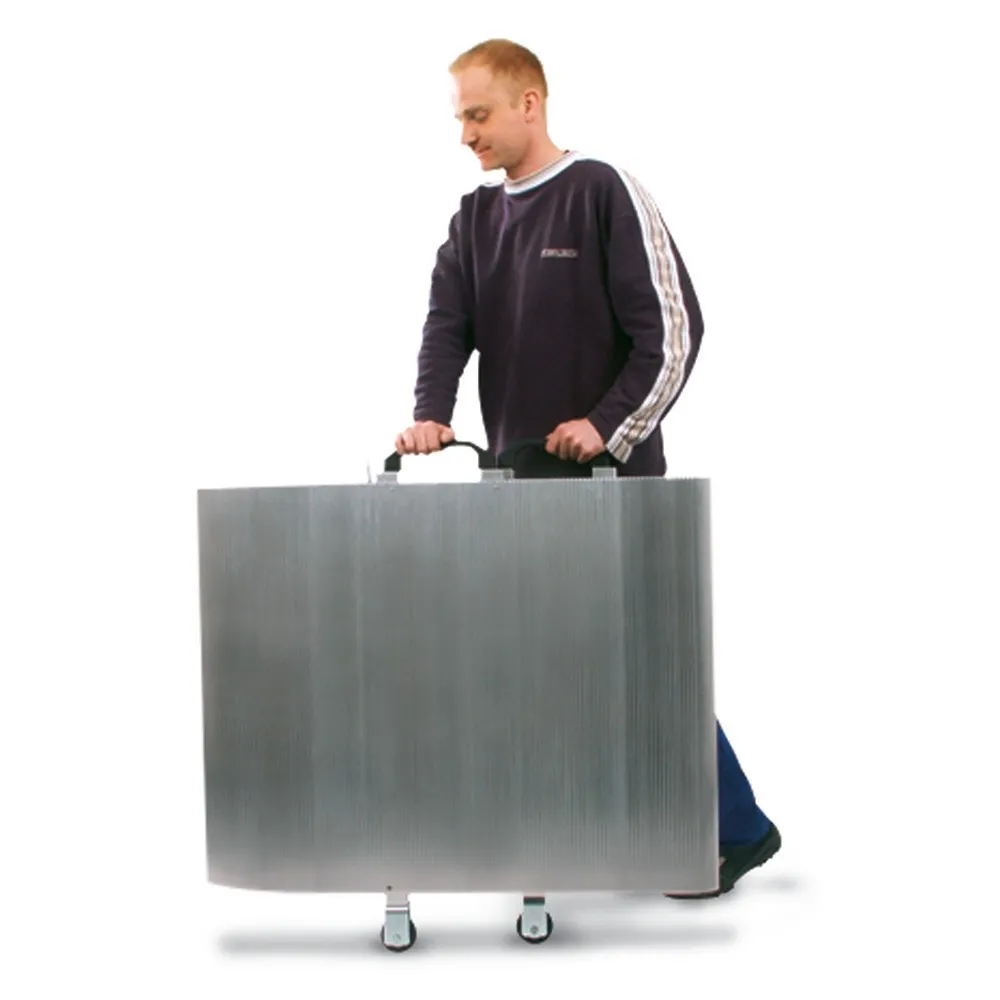 Zusatzrad für Verladebrücke, Vollgummi, Ø 80 mm, 2er-Set