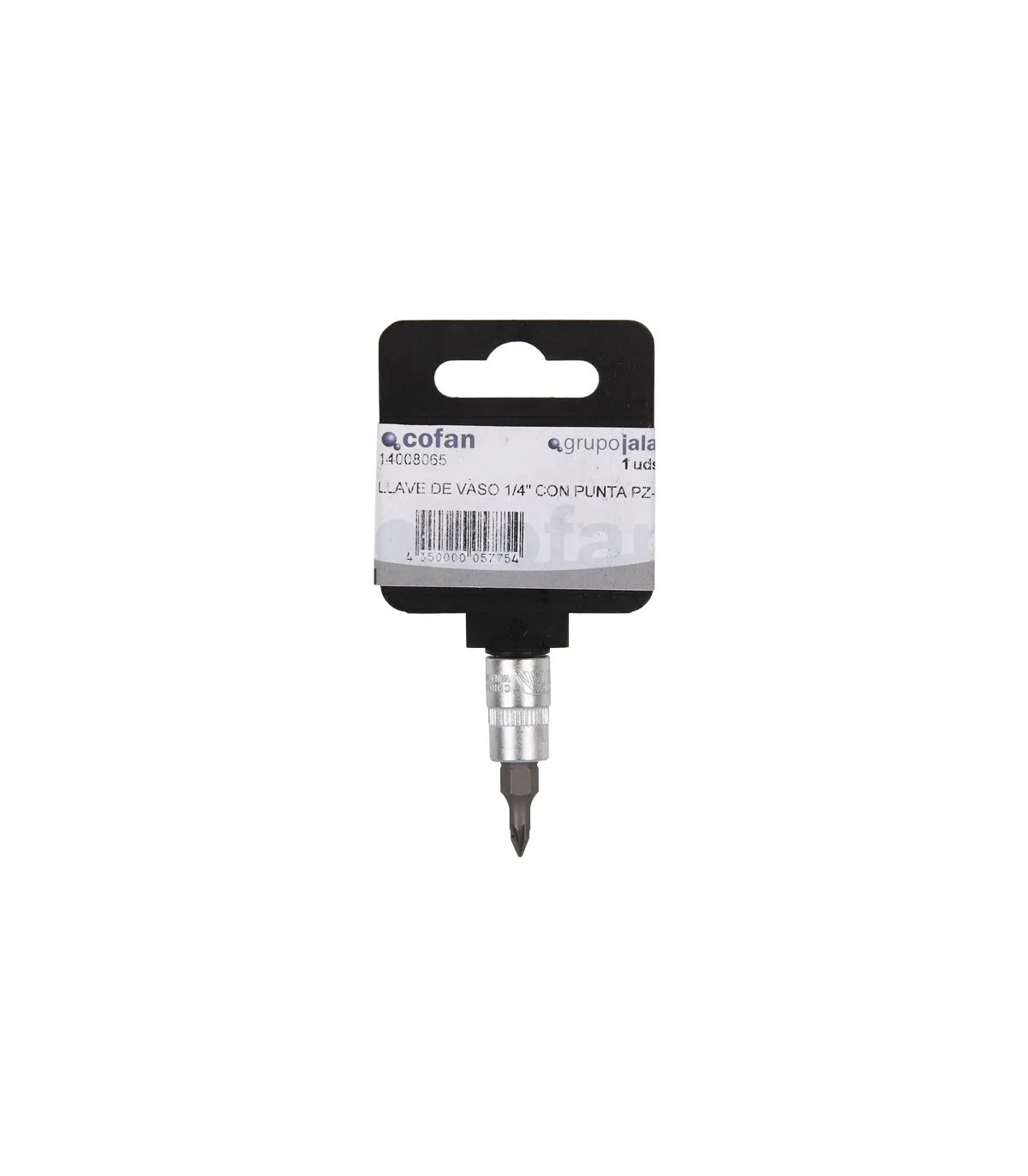 1/4 und 3/8 Glasschlüssel in hochwertigem Vanadium-Chromstahl mit Punta Pozidriv Cofan